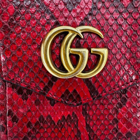 Gucci Python Thiara Medium Double-Sided Shoulder Bag - Picture 5 of 13